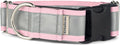 If It Barks - 1.5" Reflective Martingale Collar with Quick Snap Buckle for Dogs - Adjustable - Made in USA - Strong, Durable, and Comfy - Ideal for Training - Fits Most Breeds - Small, Pink