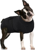 FUAMEY Dog Recovery Suit Male,Dogs Surgery Neuter Suits Puppy Spay Shirts | for Female Protect Dog's Skin Anti Licking Abdominal Wounds Doggie Onesie Pet Bodysuit Alternative to Cone Black M