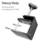 Pet Grooming Arm for Table, 42" H, 27-39" W with Hammock & 2 No-Sit Nooses | Adujustable, Heavy-Duty Dog Grooming Station with clamp for Home Use, Nail Trimming & Drying