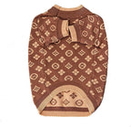 Dog Sweater for Small Dogs, Designer Dog Clothes, Luxury Chewy Pawtton Knit | Designer dog clothes for small dogs with soft knit comfort, luxury styling and easy pullover fit for Yorkies in cold weather.