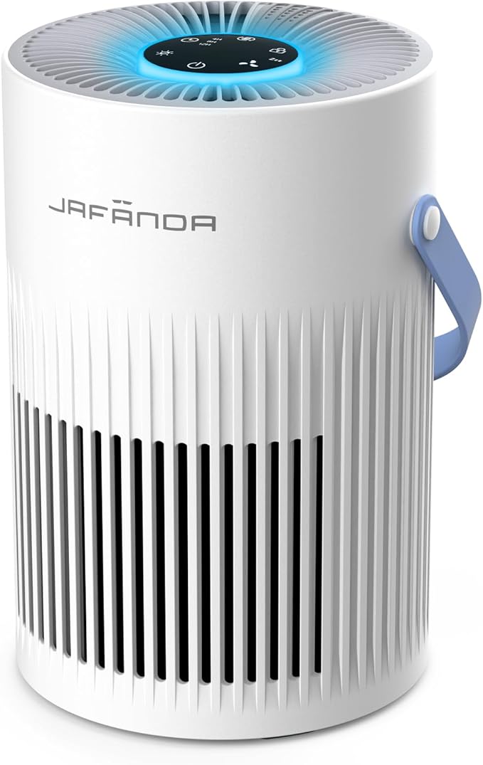 Air Purifiers for Home, 3-in-1 HEPA Filter Air Purifier for Bedroom with 20dB Ultra-Quiet Sleep Mode, Multi-Speed Air Cleaner with 360°HEPA Air Filter for Pollen, Smoke, Dust, Pet Dander
