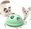 Pawingcat Cat Toys for Bored Indoor Cats Interactive String and Mouse | Hide and Seek,Cat Puzzle Toy,Automatic String,Running Plush Mouse,Cat Gifts