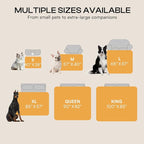 Luciphia Waterproof Blanket for Large Dog, Reversible Sherpa Couch Cover | waterproof pet blanket sherpa fleece reversible couch cover bed protector car from spills scratches, Grey+Beige 57" x 40"