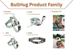 BULLHUG Adjustable Dog Harness– No Pull, No Choke – for English Bulldogs, French Bulldogs, Pugs & Broad-Chested Breeds – Easy, Safe Walks (Caution, Medium)