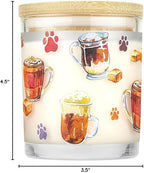 Pet House Fall Candles, Long Lasting, Clean Burning, Soy Wax Scented Candles for Pet Odor, Caramel Latte, 2 Pack