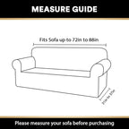 Jacquard Couch Covers for 3 Cushion Couch 1 Piece Stretch Sofa Covers Furniture Protector Anti-Slip Soft Thickened Dogs Slipcovers Washable Diamond Pattern(Sofa, Grey)