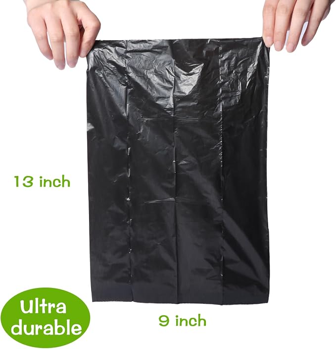 DREAM&GLAMOUR Dog Poop Bags 1200 Count | value pack,Strong Poop Bags for Dogs,60 Rolls,20 Doggy Bag Per Roll,Each Measures 9 x 13 Inches,Guaranteed Leak-Proof