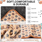 Reginary 4 Pcs Guinea Pig Fleece Cage Liners, Star Pattern, 24 x 16 Inch - Image 6