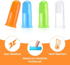 64 Packs Dog Toothbrush Soft Finger Brushes Pet Finger Easy Teeth Cleaning Dog Tooth Oral Care Pet Dental for Small Cats and Puppy