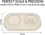 Slow Feeder Dog Bowls, Dog Bowl Set for Puppies, Small Dogs, and Cats – Silicone Non-Slip Food and Water Feeding Station, Spill-Proof Pet Dishes for Mess-Free Meals