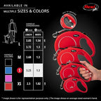 FLEXI® Classic Tape Retractable Dog Leash, Small, 16 ft - Red | German engineered, original flexi leash, durable quality for dogs up to 33 lbs, tangle-free, walking, reliable brake system