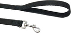 Nylon Training Dog Leash for Small Medium Large Dogs, 15ft 20ft 30ft 50ft Long Leash Dog/Puppy Lead for Obedience Recall Training, Camping (30ft, Black)