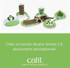 Catit Senses 2.0 Play Circuit Interactive Cat Toy - 8-Piece | Closed-Track Ball Toy for All Breed Sizes