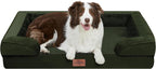 Comfort Expression Orthopedic Dog Beds for Large Sized Dog with Bolster | Waterproof Dog Couch Bed with Washable Cover & Non-Slip Bottom, Supportive Egg Crate Foam Large Pet Bed, 36x27 Inch