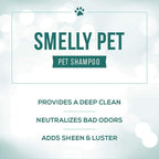 Nature's Specialties Smelly Pet Dog Shampoo for Pets, Natural Choice for Professional Groomers, Lasting Clean Smell, Made in USA, 32 oz