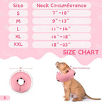 Supet Inflatable Dog Cone Collar Alternative After Surgery, Doggie Neck Donut Collar Recovery ECollar for Post Surgery, Soft Dog Cone for Small Medium Puppies Cats