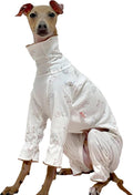 D Doggy Star Italian Greyhound Pajama Onesie Indoor Clothes Whippet for Dog Coat (XL,Pajama Onesie)