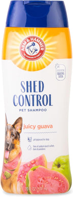 Arm & Hammer for Pets Shed Control Shampoo, 20oz Juicy Guava Scent | Professional Quality Dog Shed-Less Shampoo, De-Shedding Dog Shampoo, Free of Sodium Lauryl Sulfate & Parabens