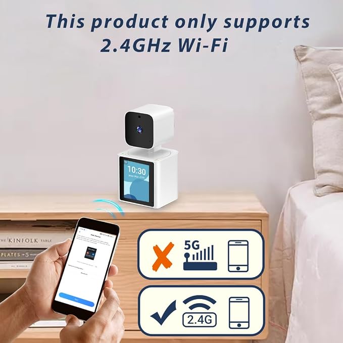 Two-Way Video Camera,Pet Dog Camera 1080P Dome Camera CS10 | Security Camera Indoor，Monitor for Elderly/Baby/Nanny/Pet/Dog with app, Pan/Tilt WiFi Cameras, Night Vision,
