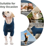 Dog Pajamas for Large Dogs,Extra Large Stretch, Suitable for Adult, Medium-Sized Dogs, Large Pet Jumpsuit Four-Legged Dog Clothes, Pet Clothing. (Blue, 5XL)