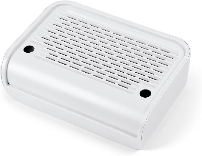 Cat Step for Litter Box, Litter Box Ramp with Filter Function, White | Cat Litter Box Step for Kitten & Elderly Cats, Washable Double Layer Litter Catcher, Non-Slip Litter Catcher, Easy to Clean