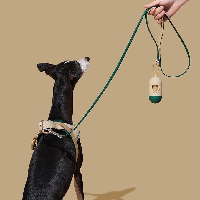 VETRESKA Dog Harness and Leash Set, Easy Walk Dog Harness, L | for Large Medium Dogs, No Pull Puppy Harness for Walking and Training, Adjustable, Anti-Twist Leash (Santal Forest)