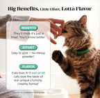 Fresh Breath Dental Bites for Cats – Crunchy & Creamy Cat Dental Treats for Fresh Breath, Tartar & Plaque Control – Dual-Texture Cat Oral Care Bites for Bright Teeth & Healthy Gums – 90 Day Supply