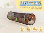 48" Cat Tunnel Mesh Play House | Collapsible Design | Breathable Mesh | Indoor & Outdoor | Connects to Cat Tents