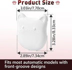 8 Pcs Deodorizer Compatible with Cumrige Fumoi Automatic Cat Litter Box | Cute Cat Shaped Design, Long-Lasting Camellia Flower Scent