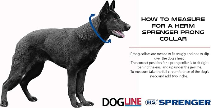 Herm Sprenger Dog Training Collar with Quick Release Buckle Ultra-Plus Chrome Plated Steel Training Collar Made in Germany 2.25mm x 16in Small