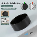 Havniva Ceramic Dog Bowls, 5.1” Dog Food and Water Bowl Set of 2 | Dog Food Bowl for Small Dogs, Food-Grade Ceramic, Dog Water Bowl with Non-Slip Rubber Base, Large Capacity, Dishwasher Safe