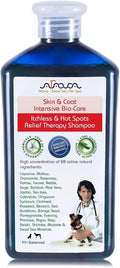 Arava Natural Medicated Dog Shampoo – Anti Yeast Anti Itch Dog Shampoo - Healthy Skin & Coat - First Aid in Hot Spots Ringworm Scrapes Abrasions & Dermatologic Infections - 400ml / 13.5 fl oz
