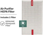 Honeywell HEPA Air Purifier Filter R 1 Pack For HPA 100/200/300, 3000, 5000 | Genuine Honeywell Filter, Airborne Allergen HEPA Air Filter Replacement Targets Wildfire/Smoke, Pollen, Pet Dander and Dust