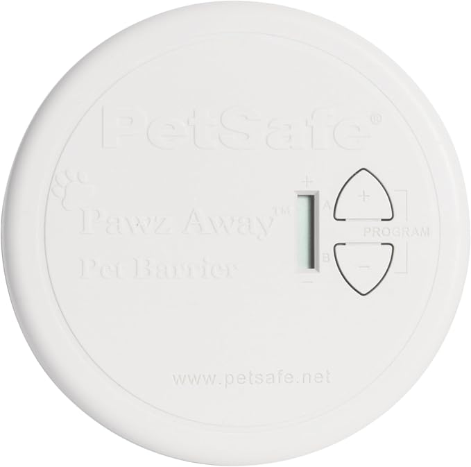 PetSafe Pawz Away Extra Indoor Pet Barrier Transmitter - Teaches Boundaries Indoors - Wireless Fence Signal - Compatible with Pawz Away Receiver Collars - Battery-Powered Training Device | Base Unit Only, Replacement, Extra, Add-A-Barrier, Expand Pawz ...