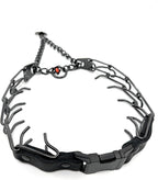 Herm Sprenger Prong Collar for Dogs Training – Quick Release Buckle & Swivel Ring for Easy Use – Made of Durable Steel Chrome Plated in Germany– 3.2mm Prongs for Large Dogs with 20-26" Neck