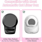 ANWA 40 Count Cat Litter Box Liners for Automatic Cat Litter Box and Litter Box Robot 4/5, Heavy-Duty, Extra Thick, Pink