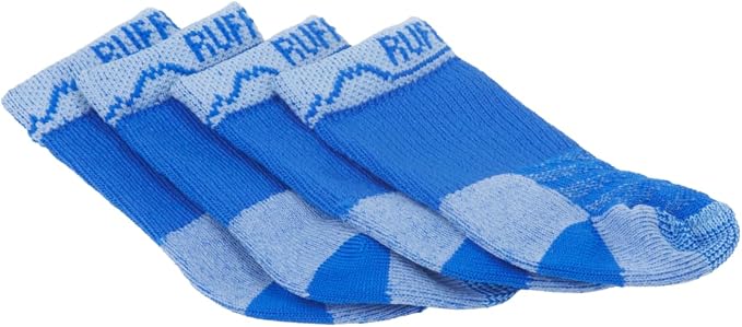 Ruffwear, Bark'n Boot Socks, Comfortable Dog Socks & Boot Liners, Blue Pool, 2.50 in/ 2.75 in