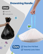 200 Count 26"x11.8" Self-Cleaning Cat Litter Bags - Heavy Duty Litter Box Liners for Cumrige Fumoi & Fsitego Automatic Litter Boxes - Pre-Separated Kitty Litter Bags with Drawstring(10-12 Gallon)