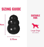 KONG Extreme Dog Toy - Fetch & Chew Toy - Treat-Filling Capabilities & Erratic Bounce for Extended Play Time Most Durable Natural Rubber Material - for Power Chewers - for Large Dogs (Pack of 2)