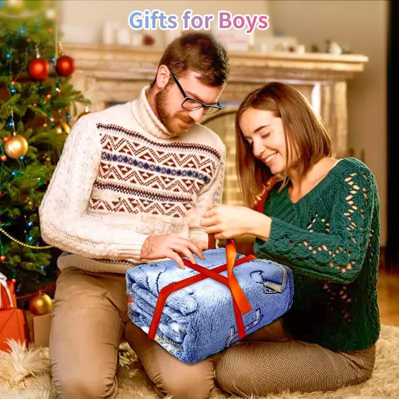 COMFAR Tractor Blanket for Boys, Construction Blanket for Boys, Car Blanket for Boys, Kids Blankets for Boys, Toddler Blanket for Kids, Personalized Baby Blankets for Boys, Birthday 40"x 50" - Image 6