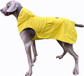 Dog Raincoat Waterproof Reflective Jacket – Lightweight Hooded Poncho with Adjustable Belly Strap & Leash Hole – Rain Slicker Coat for 2XSmall-5XLarge Dogs – Easy to Wear (4XL)