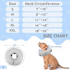 Supet Inflatable Dog Cone Collar Alternative After Surgery, Dog Neck Donut Collar Recovery E Collar to Stop Licking, Soft Pet Cone for Small Medium Large Dogs