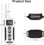 No Shock Dog Training Collar with Remote 3300ft Range | Vibrating Dog Collar, Vibration Collar for Small Medium Large Dogs, 9 Style Tones and Vibration Collar