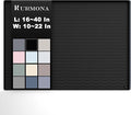 URMONA 25 x 22 in Waterproof Silicone Under Sink Mat, Cabinet Protector | Black, Under Kitchen Sink Mat, Kitchen Cabinet Liner, Bathroom Sink Protector, Pet Food Mat and Cat Litter Mat