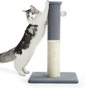 Made4Pets Cat Scratching Post with Sisal & Carpet for Indoor Cats, 23.6" | Cat Scratcher with Wide Stable Base, Interactive Hanging Toys, Ideal for Kittens, Small Cats and Everyday Indoor Play