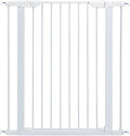Midwest 39" Steel Walk-Thru Dog Gate, White | Pressure Mounted, Expands 29.5"- 38" Wide, Auto-Close Door, Spring-Loaded Latch, Includes Two 3" Extensions