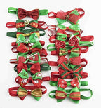 PET SHOW 50pcs Pack Bulk Christmas Small Dogs Bow Ties Collar Costume Cute Cats Adjustable Bowties Neckties Xmas Pet Grooming Accessories Assorted Randomly by PETSHOW
