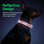 Airtag Dog Collar, Reflective Ultra-Durable Nylon Padded with QR Code Buckle & IP68 Waterproof Air Tag Holder Compatible for Apple AirTag, Comfortable for Small Medium Large Dogs(Pink,S)