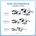 Best Pet Supplies Squeaky Dog Toys with Soft Durable Fabric for Small, Medium and Large Pets Interactive Toy for Indoor Play, Supports Active Biting and Play - Cow, Small