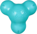 WEST PAW Zogoflex Tux Treat Dispensing Dog Chew Toy – Interactive Chewing Toy for Dogs – Dog Games for Aggressive Chewers, Fetch, Catch – Holds Kibble, Treats, Large 5", Teal